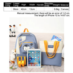 5 Pc Bear Kids Backpacks & Pencil Case Set, School Bags for Girls & Boys