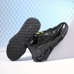 Men's Shock-Absorbing Running Shoes Non Slip Lace Up Sneakers