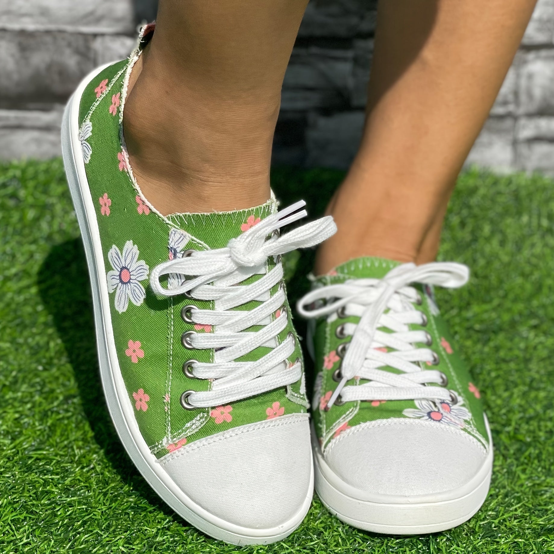 Women's Floral Pattern Comfortable Lightweight Walking Shoes