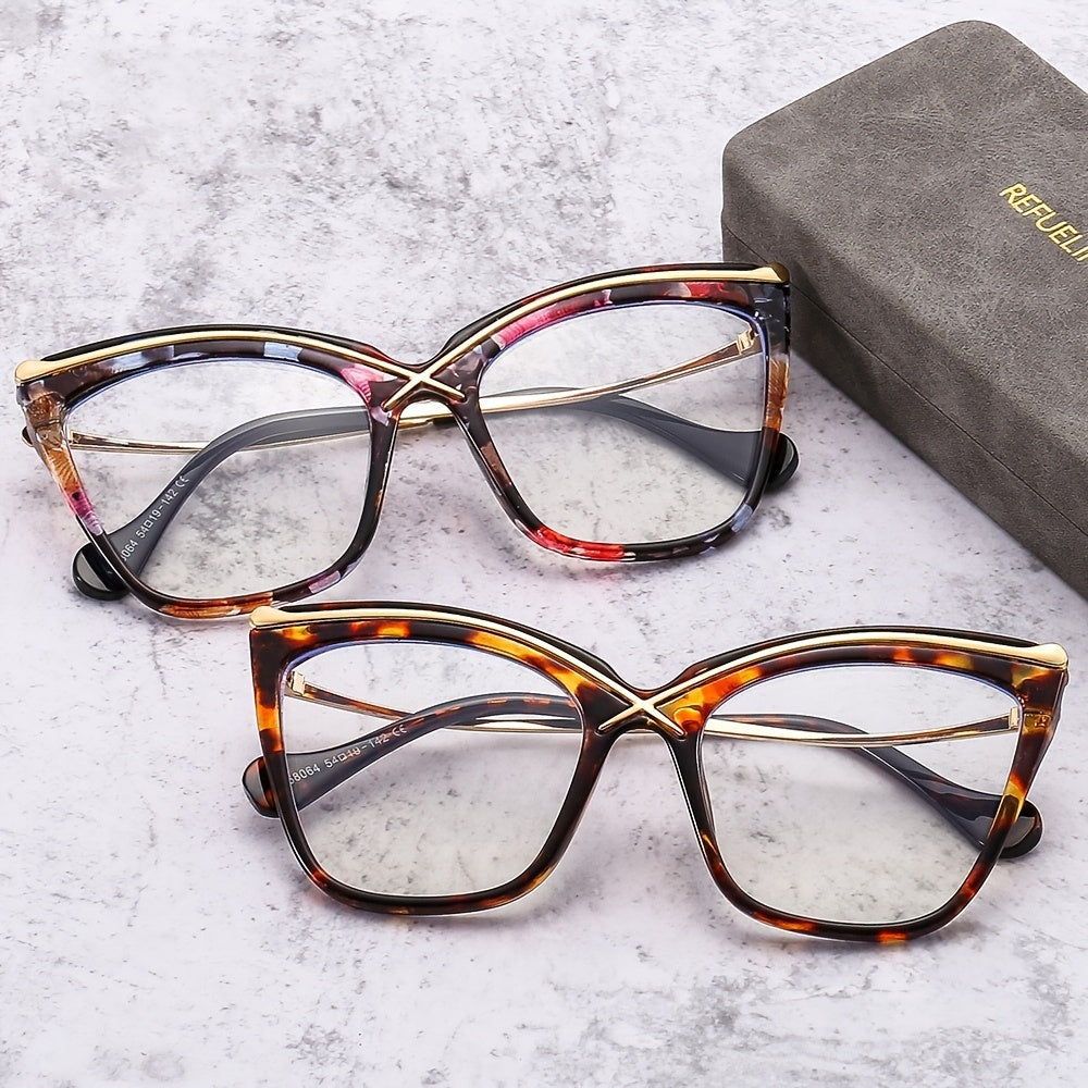 Women Cat Eye Light Blocking Glasses Anti Eyestrain