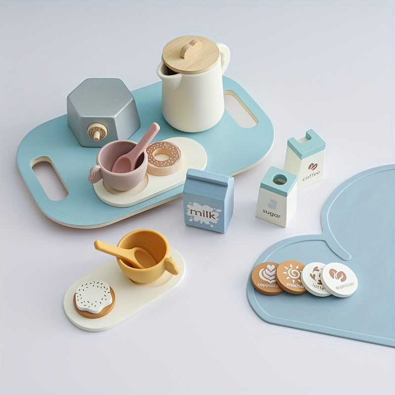 Kids' Coffee Tea Party Playset Kitchen Toys for Girls Ideal Gift