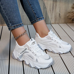 Women's Spring Fleece High Sports Shoes Dad Shoes