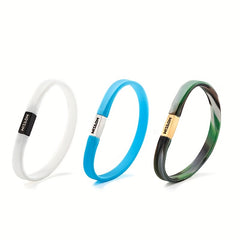 Unisex Inspirational Silicone Bracelet Sports Style Wristband