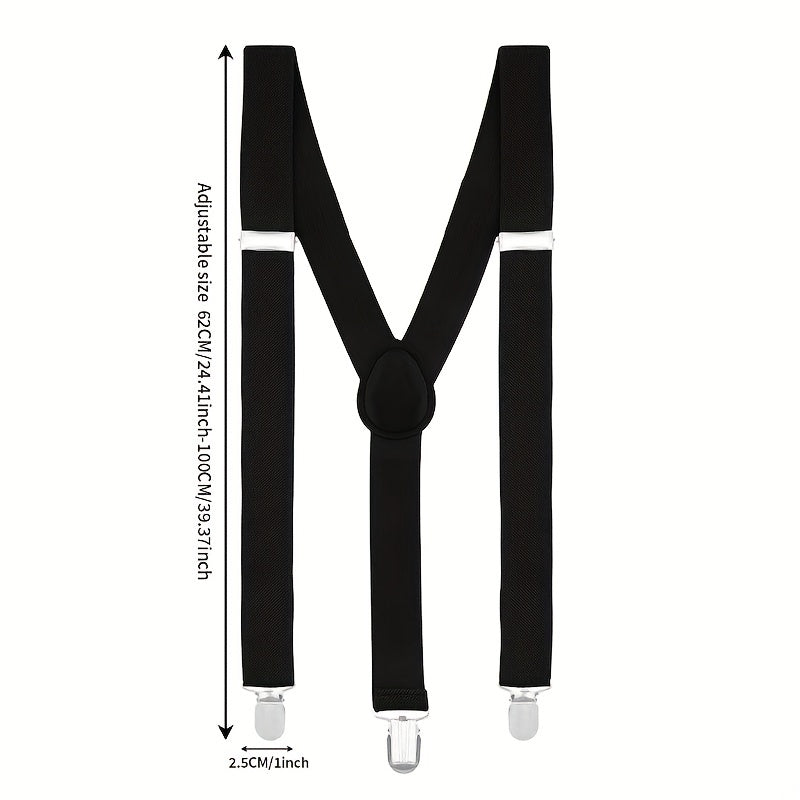 Men's Retro Suspenders Clips