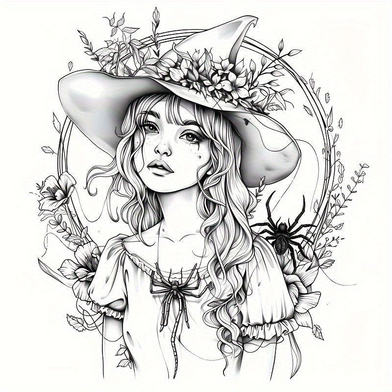 Fantasy Elf Coloring Book - 22 Pages - Holiday & Birthday Parties