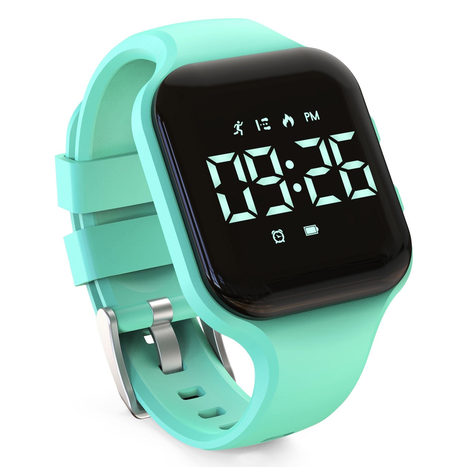 LED Fitness Tracker Digital Activity Watch Rechargeable Sport Watch