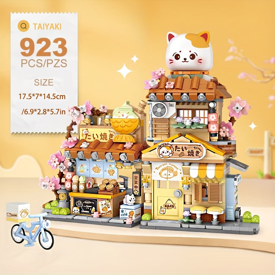 800 pcs TAIYAKI & Flower House Mini Building Blocks Set