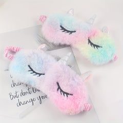 Plush Sleep Eye Mask for Travel Random