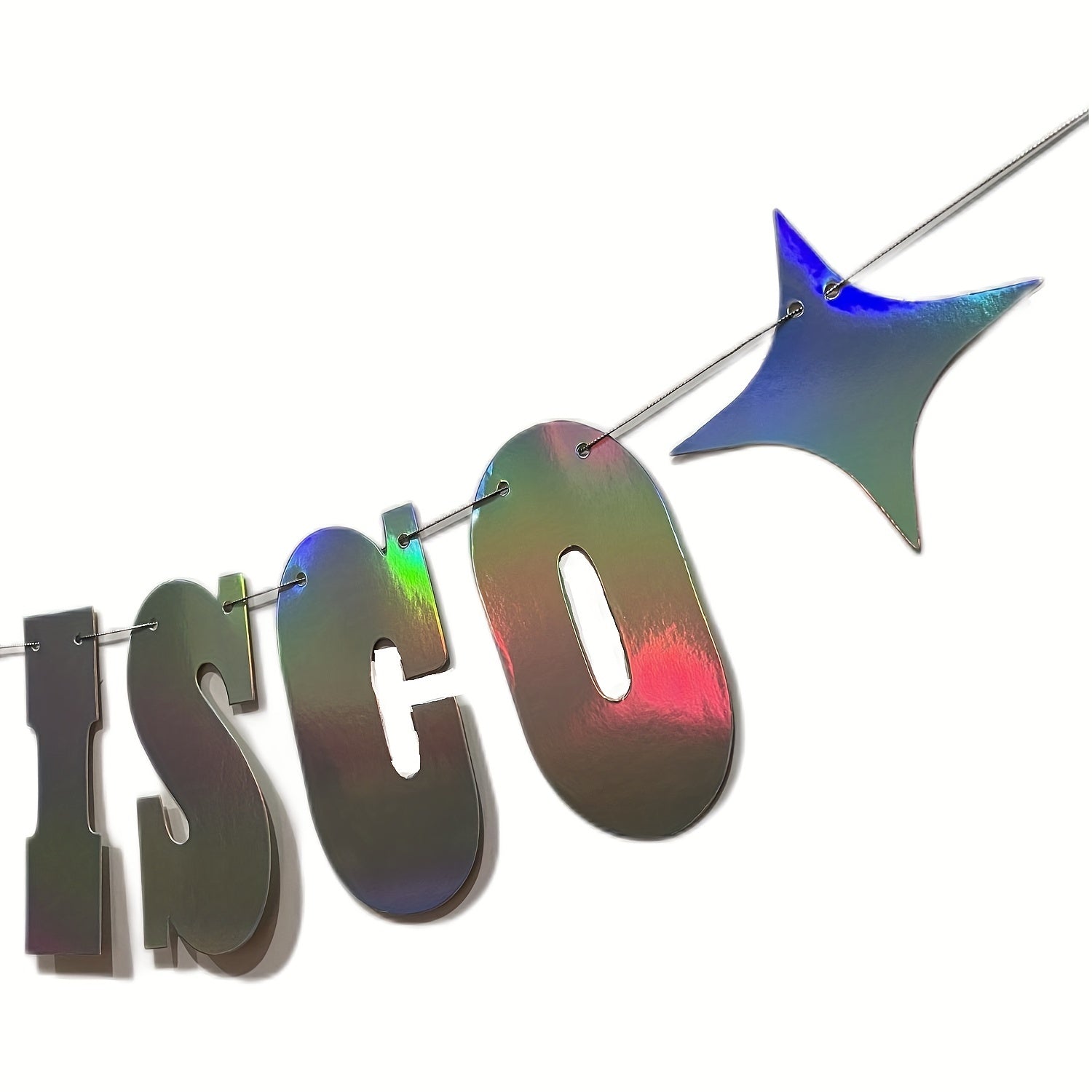 Disco Bride's Gift Party Holographic Laser Banner