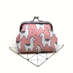 Cartoon Animal Print Coin Purse For Girls