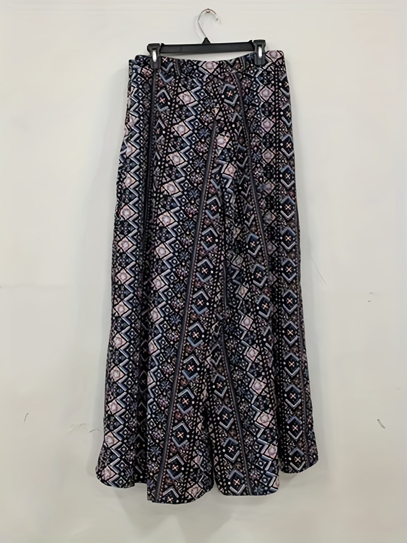 Boho Ethnic Print High Waist Skort for Women