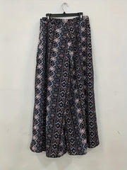 Boho Ethnic Print High Waist Skort for Women