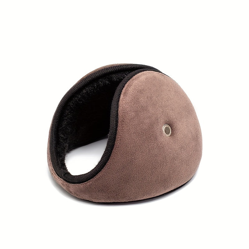Plush Earmuffs with Built-in Earpiece Winter Warmers