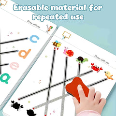 Reusable Magic Practice Copybook Set for Writing Skills Training