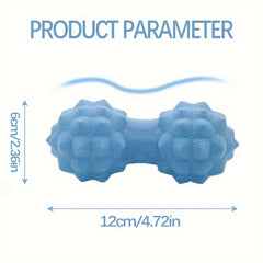Peanut Massage Ball TPE Handheld Yoga Massage Ball for Shoulder Neck Back