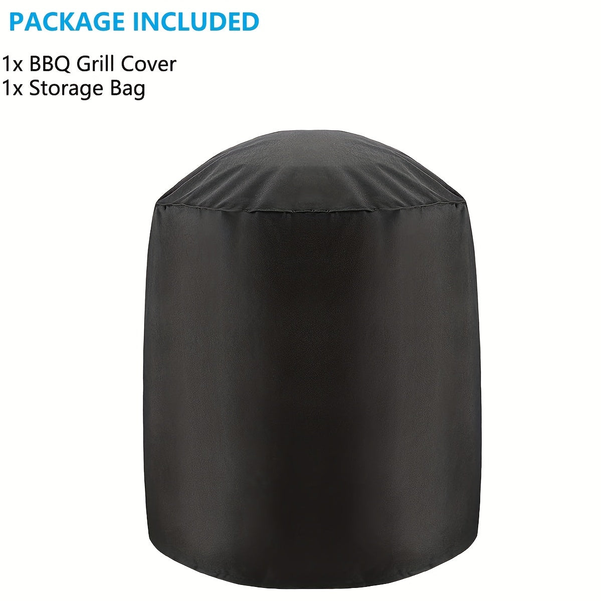 Waterproof Round BBQ Grill Cover Heavy Duty Outdoor Smoker Cover