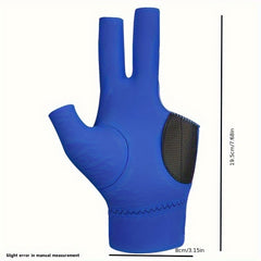 3 Finger Billiard Protective Gloves Non-slip Breathable Lightweight