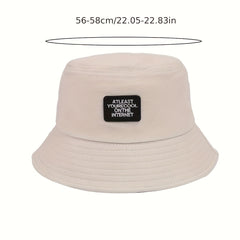 Men's Mushroom Embroidery Sun Hat Fisherman Hat