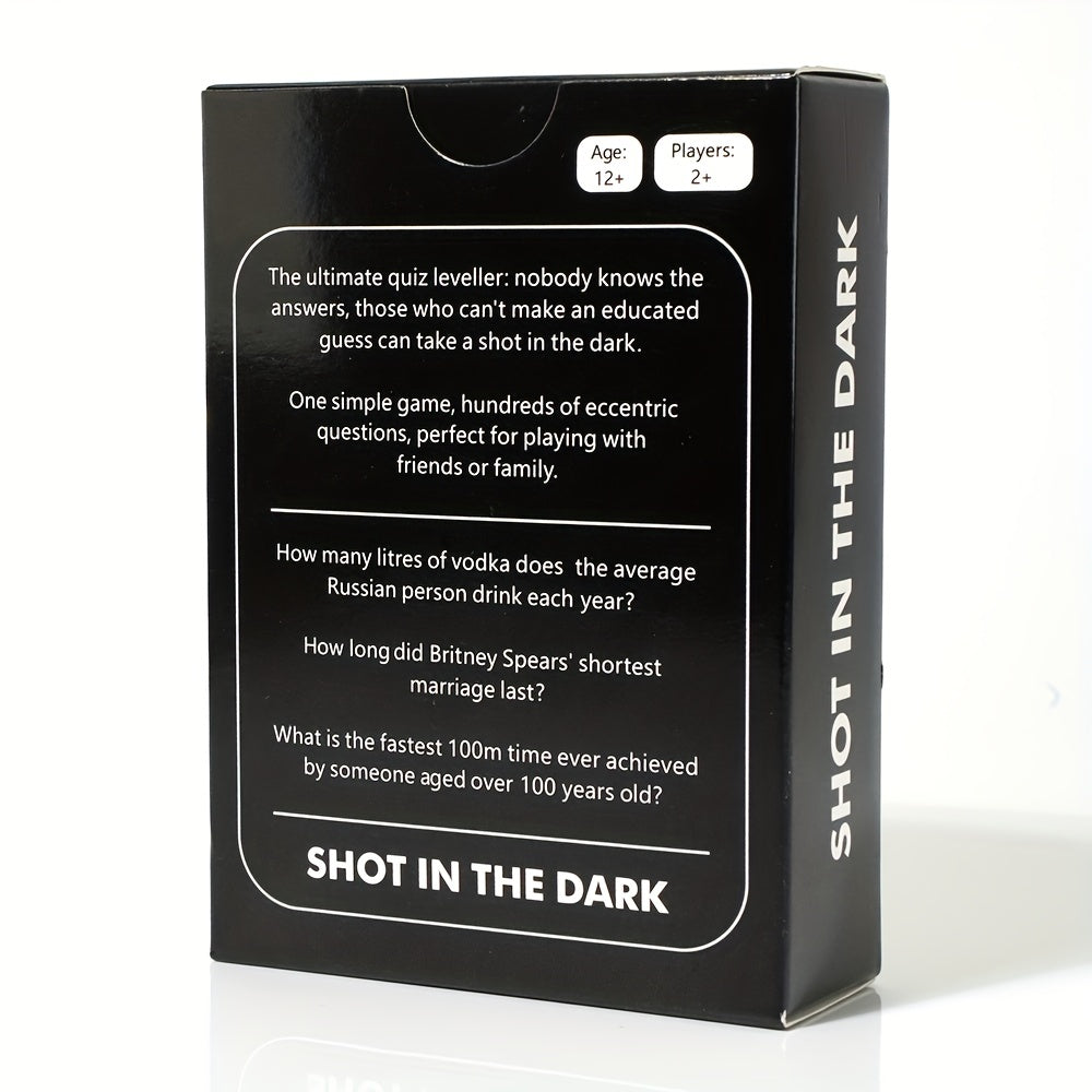 Shot In The Dark Card Game Party Playing Card Games
