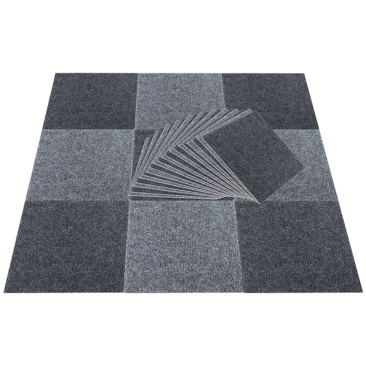 20pcs Plush Puzzle Floor Mat Soft Area Rug Anti Slip Comfort Seat Pads