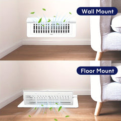2pcs Adjustable Floor Vent Covers 10x25cm for Home Office Ceiling