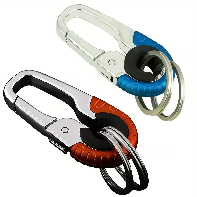 Stainless Steel Keychain Snap Hook Carabiner for Camping Hiking Fishing