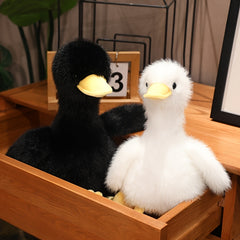 2pcs Realistic Yellow Plush Duck Stuffed Animal Soft Fluffy Toy for Boys & Girls