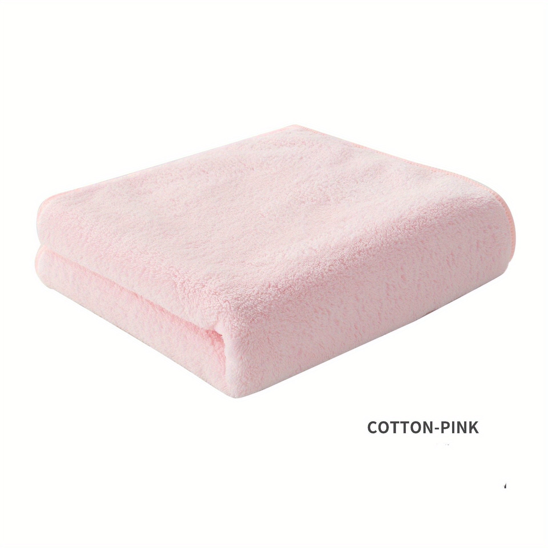 Soft Coral Velvet Hand Towel for Adults and Children