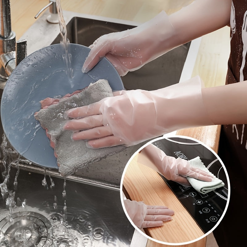 100-200pcs Disposable Gloves Transparent Plastic Latex Food Prep Safe Gloves