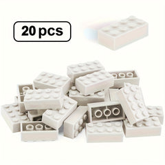 Bulk Solid Bricks Grey Orange 3001 Compatible with Major Brands