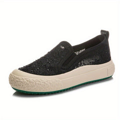 Women's Breathable Mesh Slip On Loafers Casual Walking Shoes
