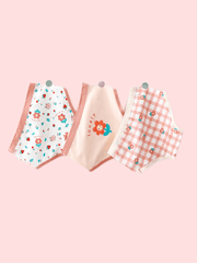 Toddler Girl's Floral Print Cotton Boxer Briefs