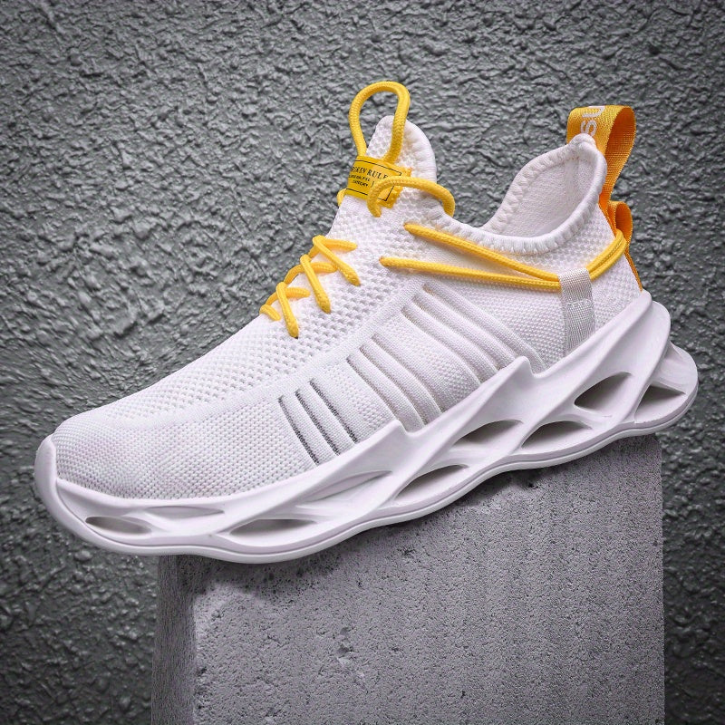 Men's Breathable Blade Sneakers Lace up Running Shoes