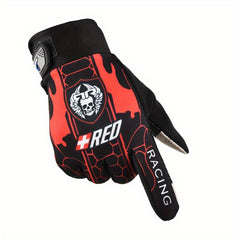 Men's Full Fingered Sunscreen Driving Gloves Anti Slip Breathable