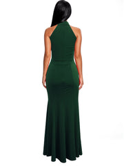 Long Mermaid Bridesmaid Dress For Winter & Fall