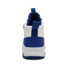 Boys High Top Anti Slip Sneakers for Outdoor Walking Running