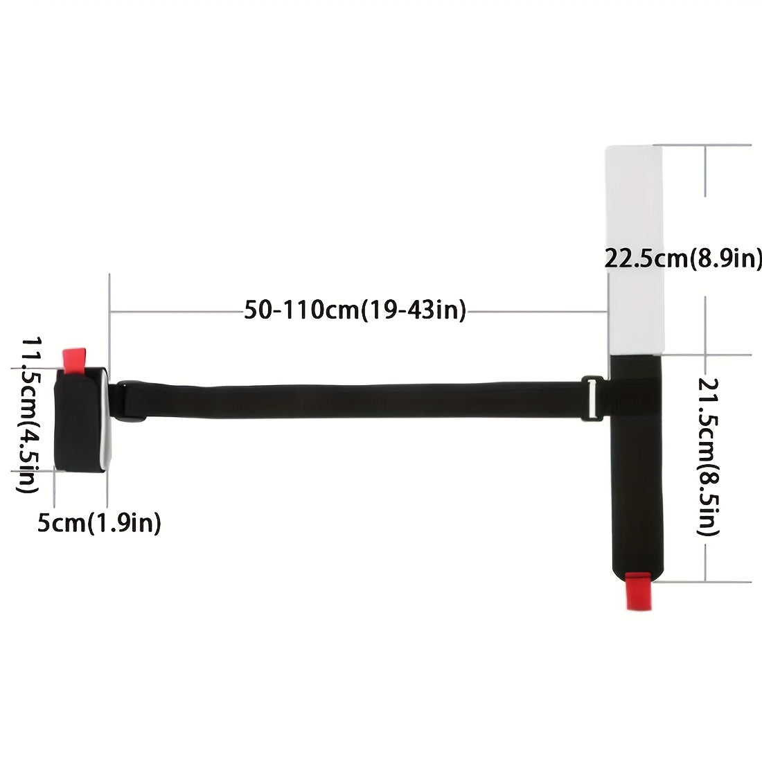 2pcs Snowboard Straps Adjustable Carrying Ski Board Carrier