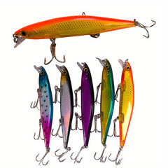 Slow Sinking Minnow Lure Bionic Jerkbait with Steel Bead