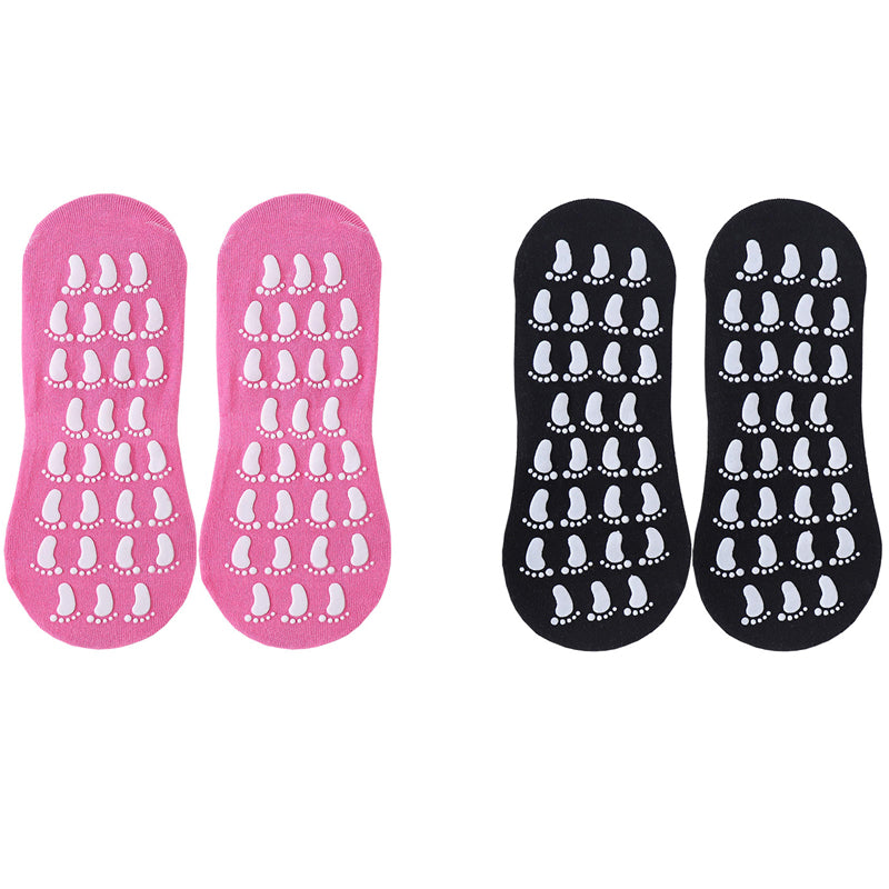 Anti-slip Yoga Socks Low Cut Towel Bottom Short Crew Socks