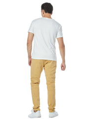 Slim Fit Ripped Jeans Men Casual Street Style High Stretch Denim Pants