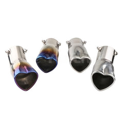 Heart Shaped Exhaust Tail Pipe Muffler Upgrade for Your Car