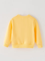 Kids Round Neck Sweatshirt Assorted Letter Styles