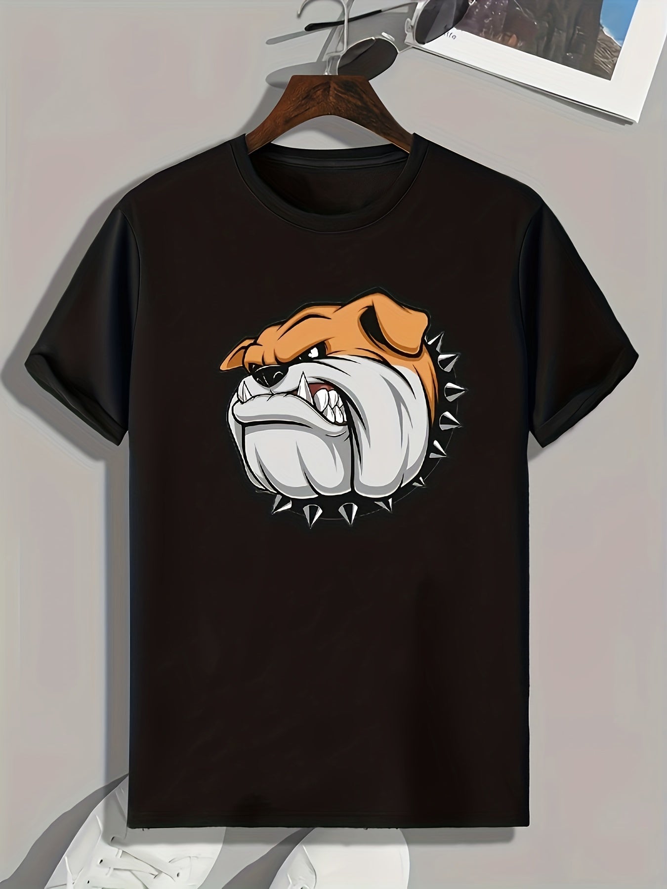 Cartoon Print Men's Graphic T shirt for Summer
