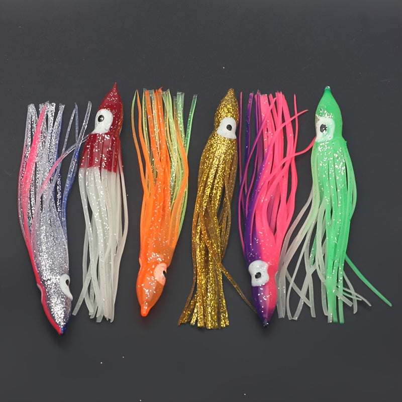 5pcs Luminous Fishing Lure Octopus Tackle