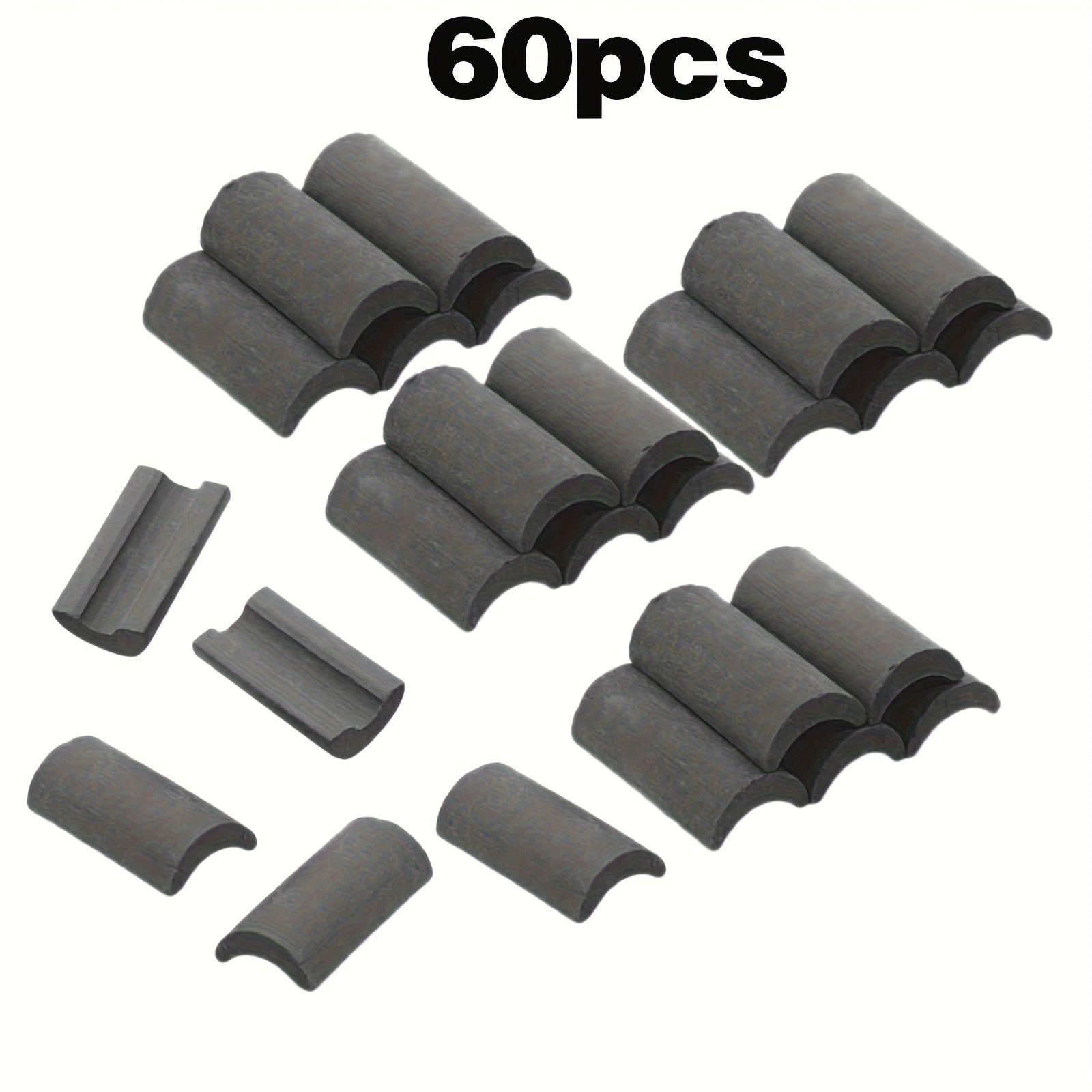 60pcs Clay Roof Tiles 120pcs Assorted Styles DIY Fairy Gardens & Crafts