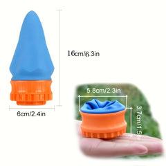 Pocket Slingshot Shooter with Leather Bag Outdoor Shooting Game