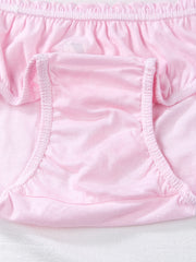 Girls Mini Cartoon Animal Graphic Shortie Brief Soft Cotton Underwear