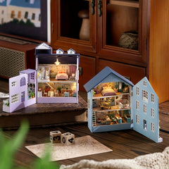 DIY Dollhouse Kit with Furniture & Decorations - Perfect Birthday Gift for Girls