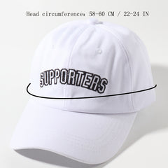 Candy Colors Baseball Cap Letter Embroidery Casual Sun Hat Adjustable Cotton Hat