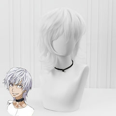 Gray Short Straight Anime Wig